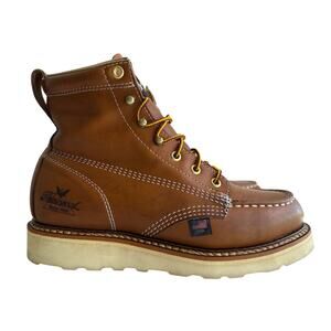 Thorogood Work Boots American Heritage 6" Moc Toe EH, Leather Tobacco Size 7EE